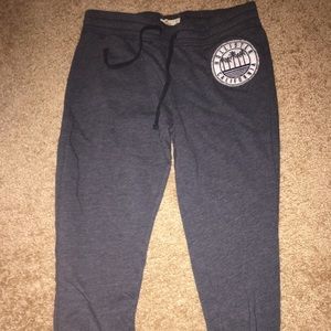 Hollister navy sweatpants